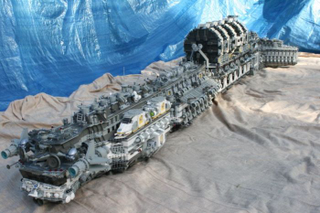 Illustration for article titled Lego Colonial Space Ship Is Big Enough to Terraform Real Planets